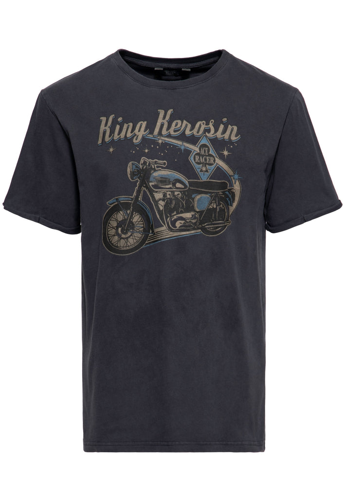 Queen Kerosin Print T-Shirt «Ace Racer»