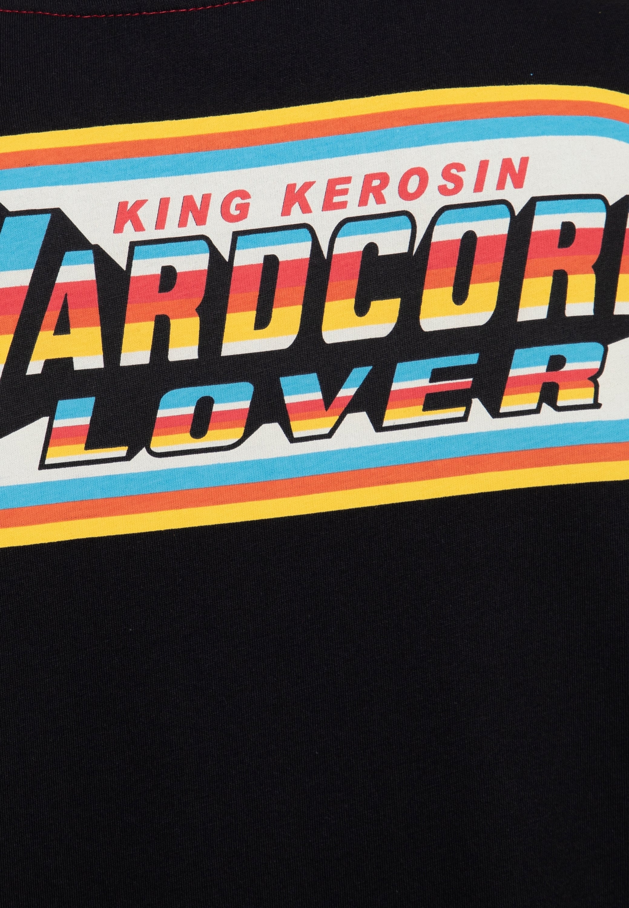 Print T-Shirt «Born to be Hard» - KING KEROSIN