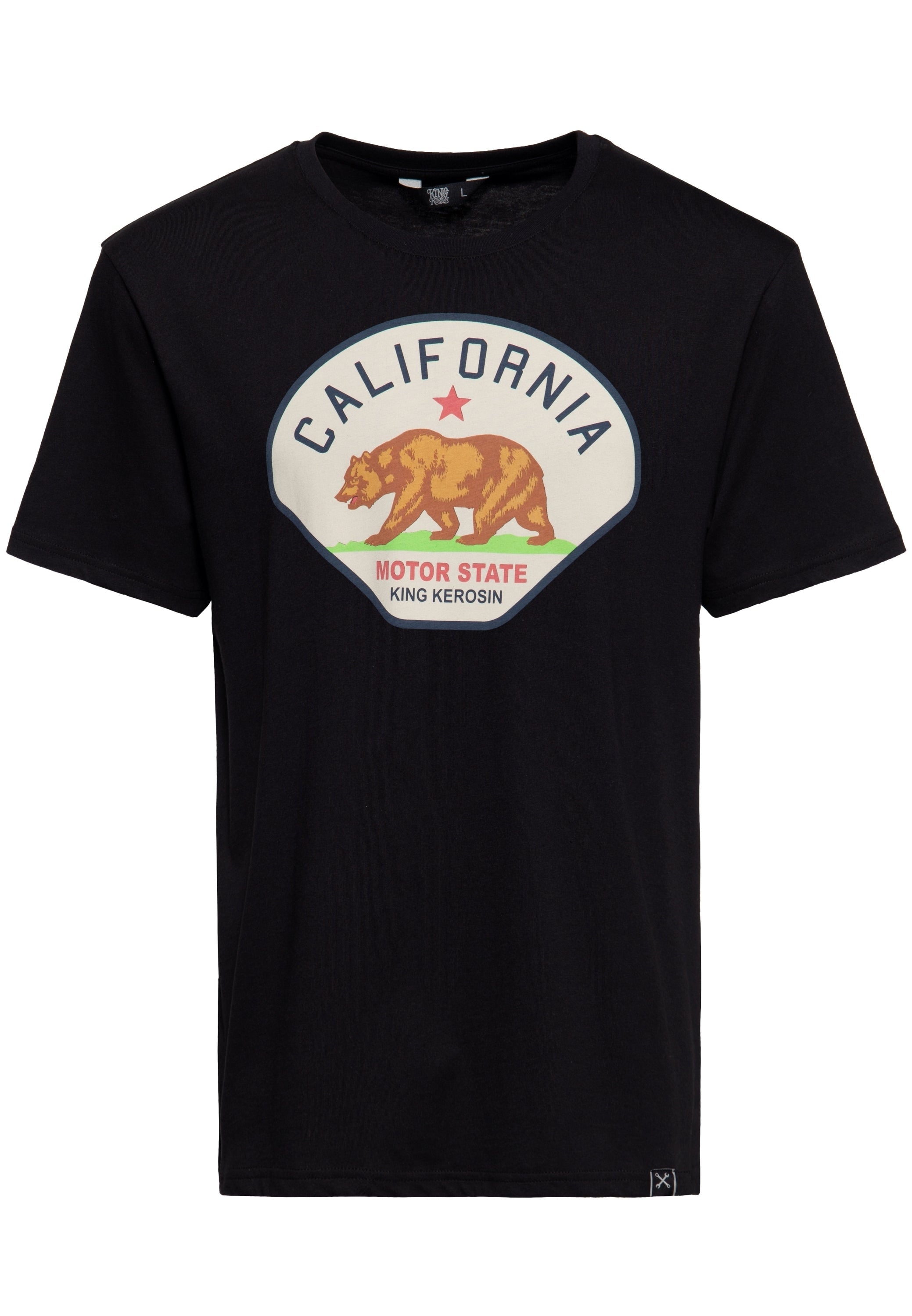 Print T-Shirt «California Motor State» T-Shirts von King Kerosin