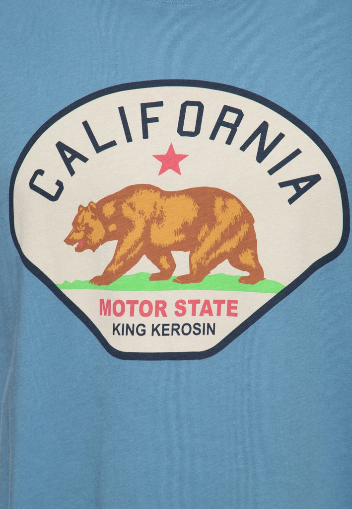 Print T-Shirt «California Motor State» - KING KEROSIN