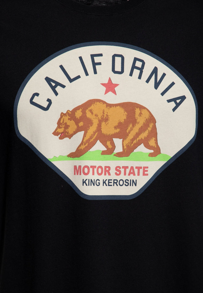 Print T-Shirt «California Motor State» - KING KEROSIN