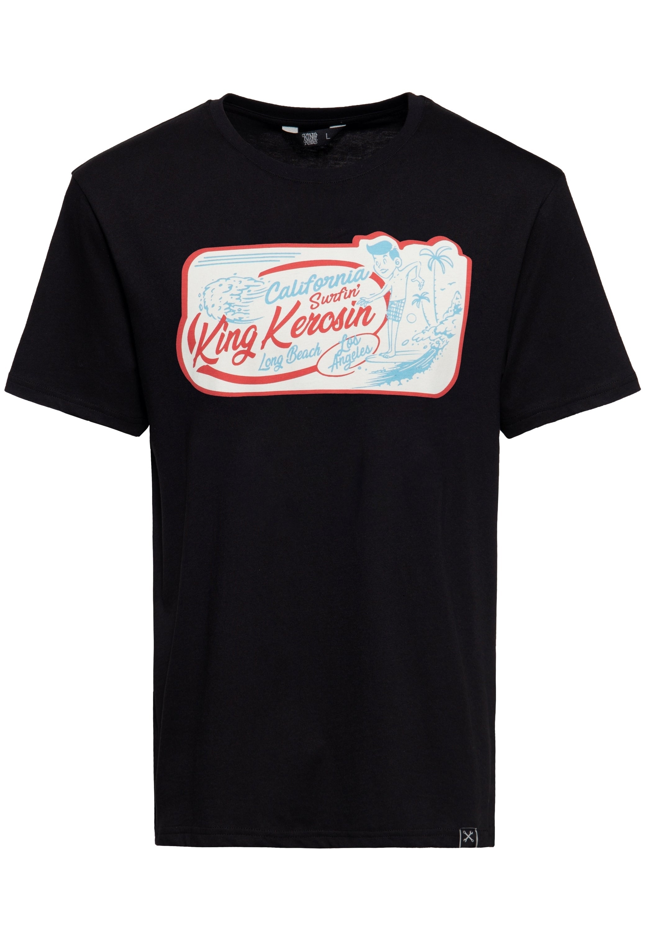 Print T-Shirt «California Surfin» T-Shirts von King Kerosin