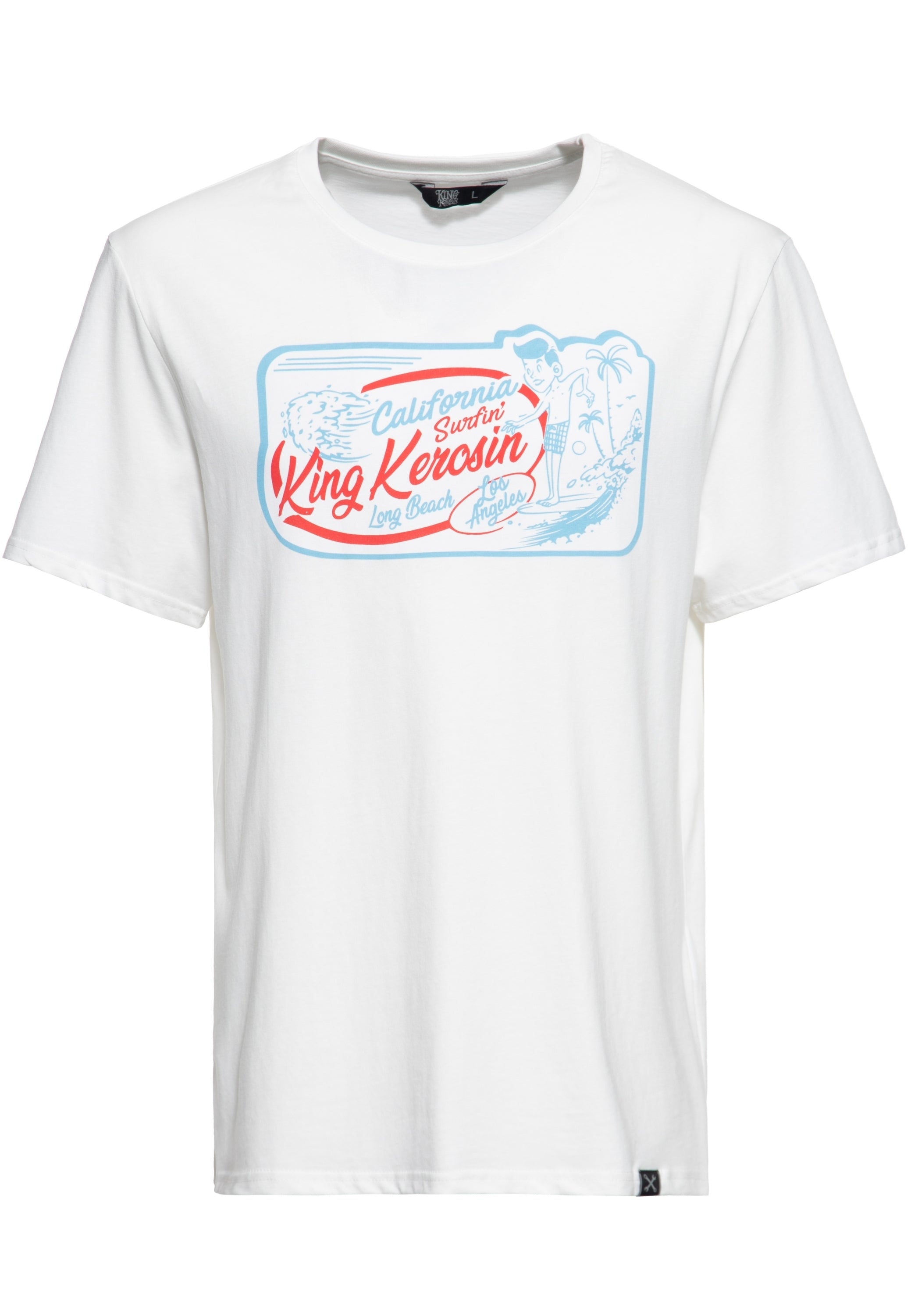 Print T-Shirt «California Surfin» T-Shirts von King Kerosin