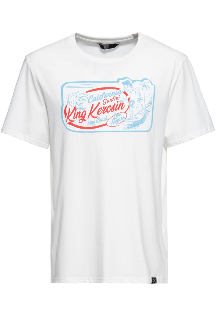 Queen Kerosin Print T-Shirt «California Surfin»