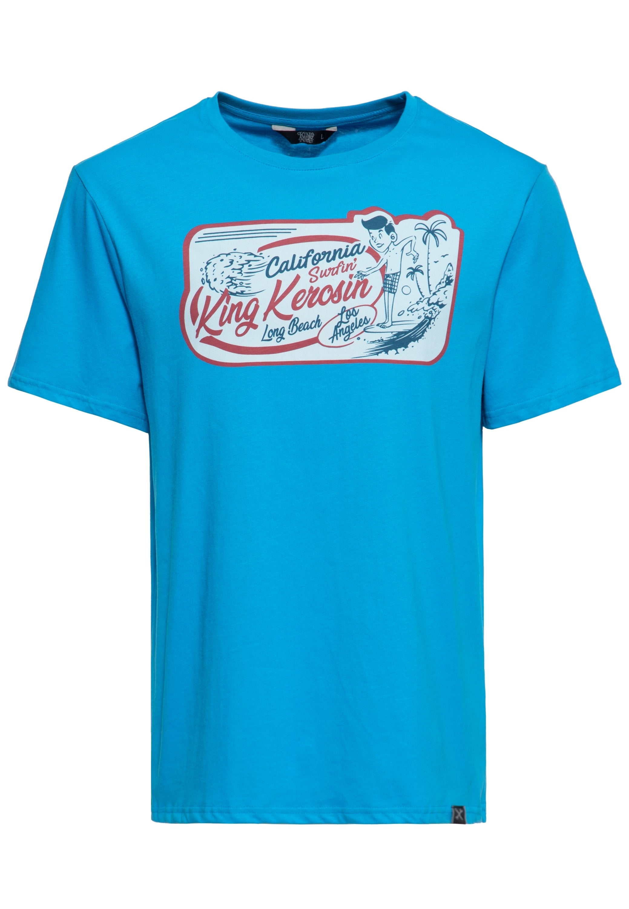 Print T-Shirt «California Surfin» T-Shirts von King Kerosin