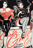 Print T-Shirt «Girls Girls Girls» - KING KEROSIN