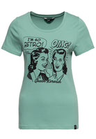 Print T-Shirt «I am so Retro» - KING KEROSIN