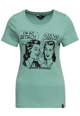 Print T-Shirt «I am so Retro» T-Shirts von Queen Kerosin