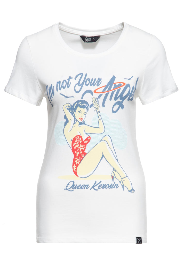 Print T-Shirt «I´m not your Angel» - KING KEROSIN