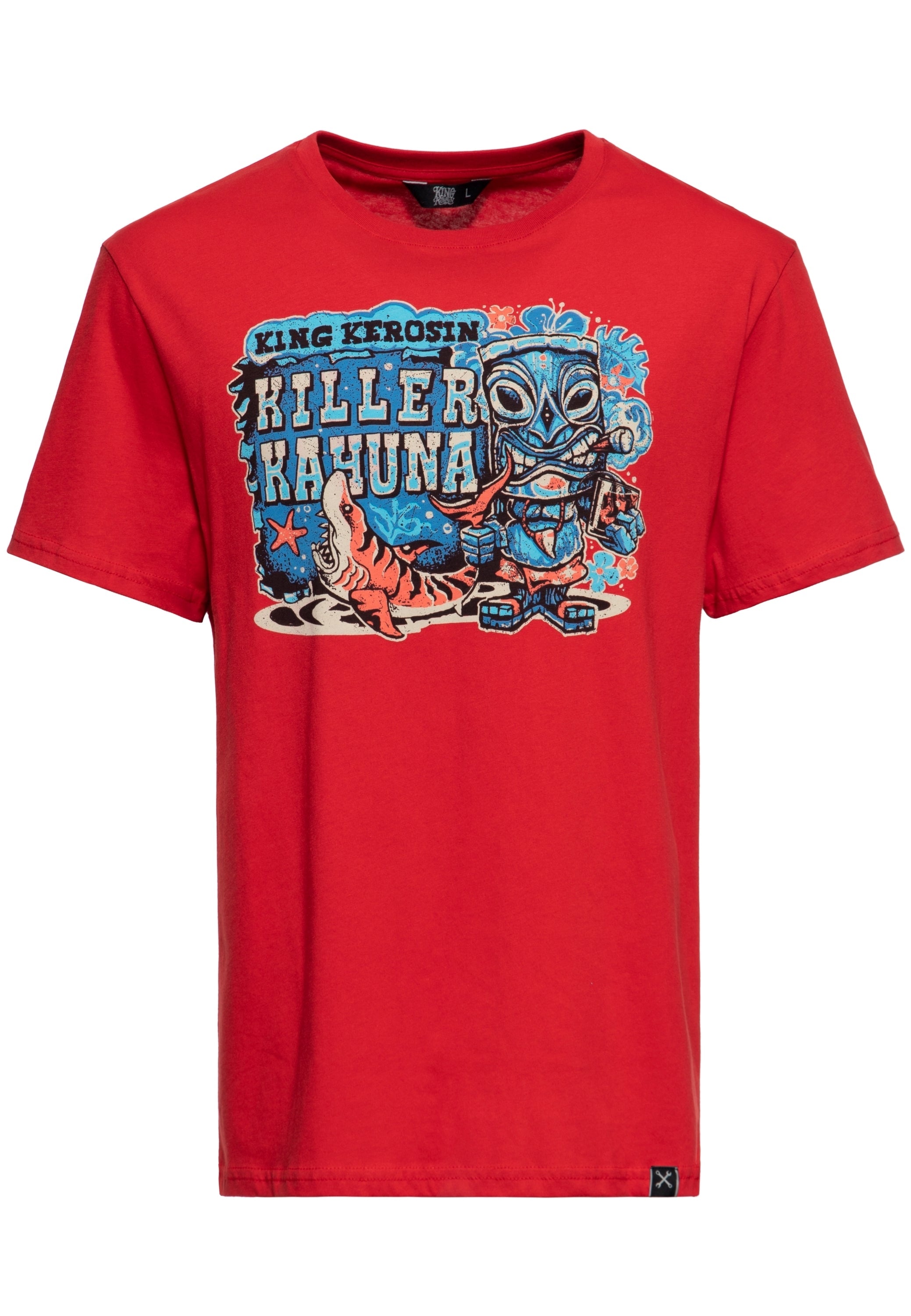 Print T-Shirt «Killer Kahuna» T-Shirts von King Kerosin
