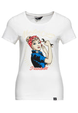 T-Shirt «Motor Queen I can do it» T-Shirts von Queen Kerosin