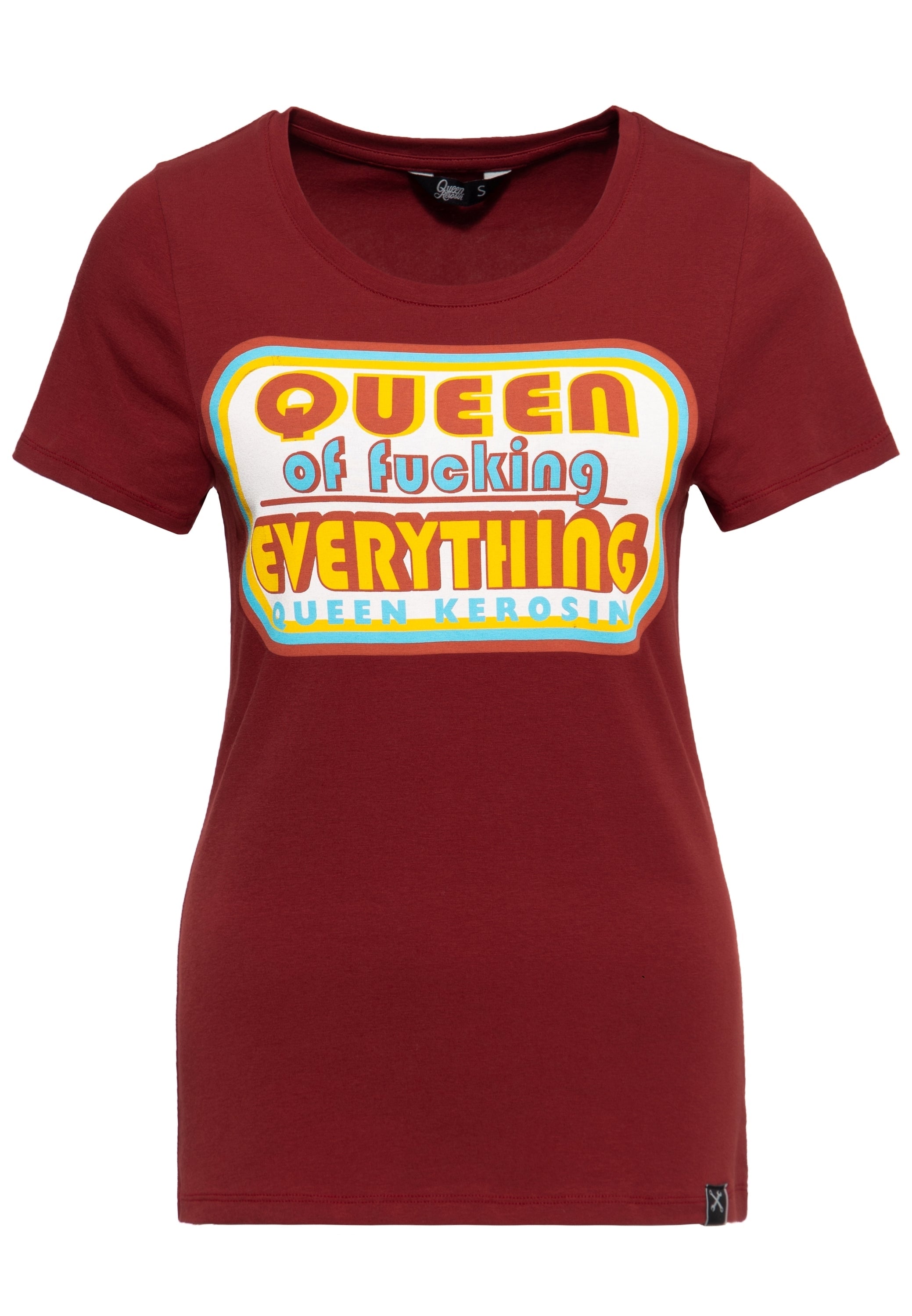 Print T-Shirt «Queen of Everything» - KING KEROSIN
