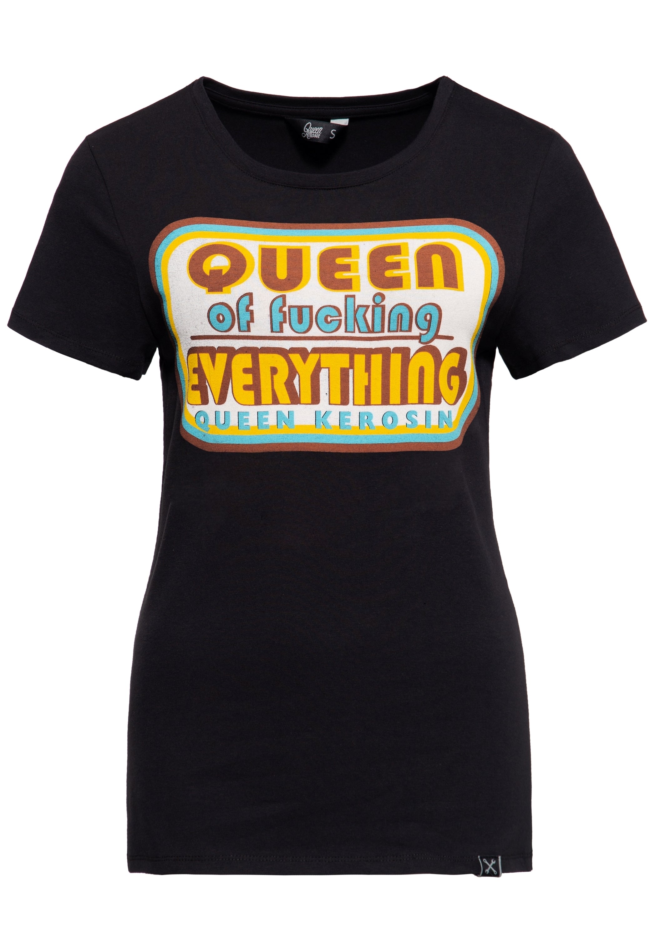 Print T-Shirt «Queen of Everything» - KING KEROSIN