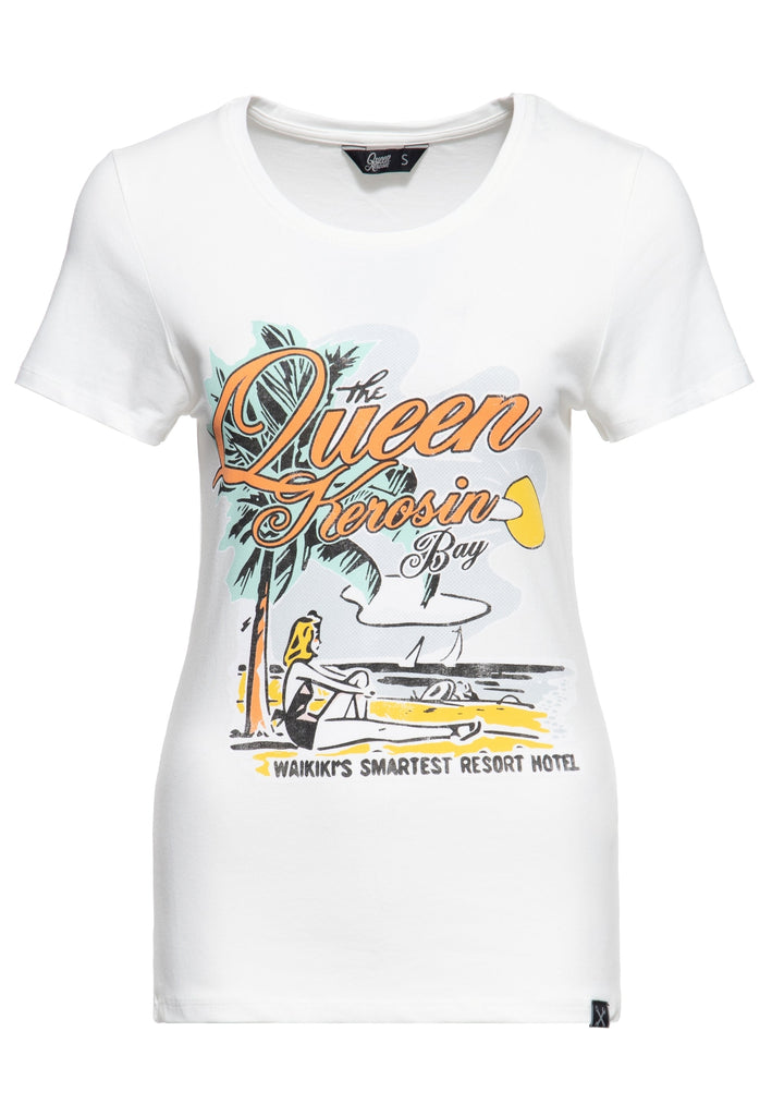 Queen Kerosin Print T-Shirt «Queens Bay»