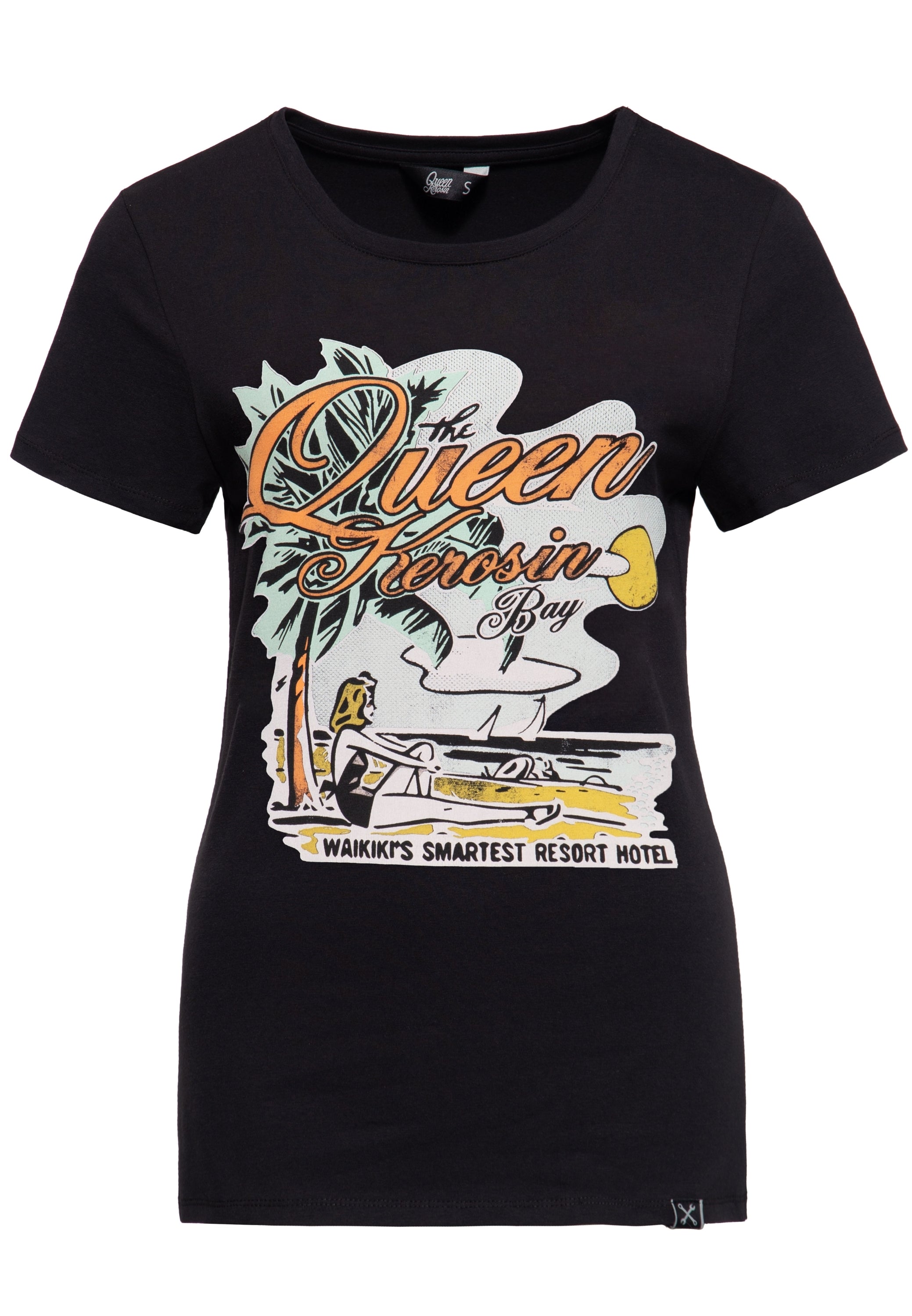 Print T-Shirt «Queens Bay» - KING KEROSIN