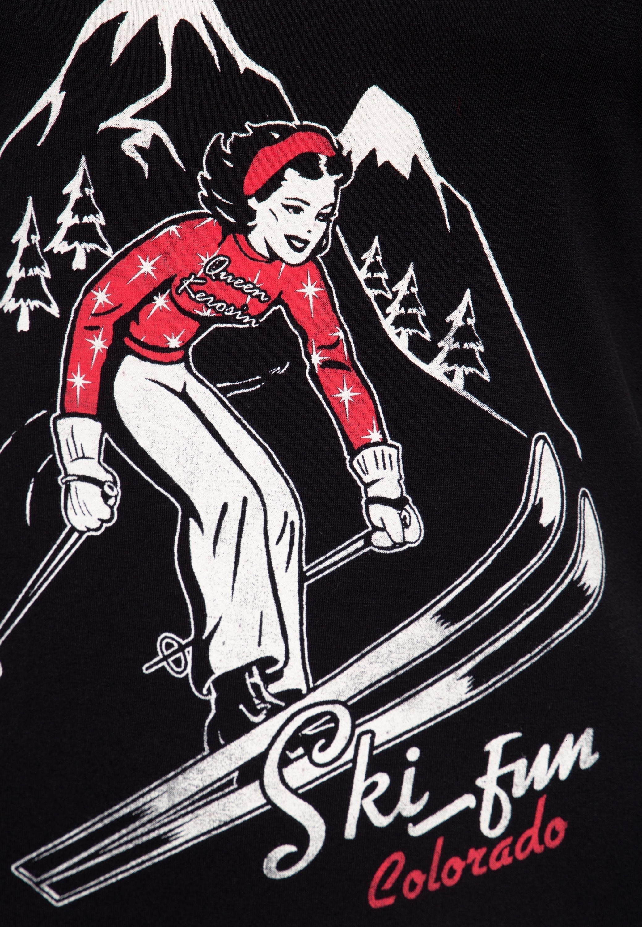 Print T-Shirt «Ski Fun» - KING KEROSIN