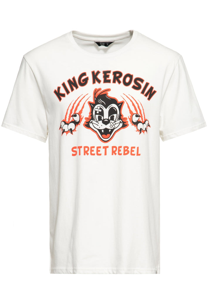 Print T-Shirt «Street Rebel» - KING KEROSIN