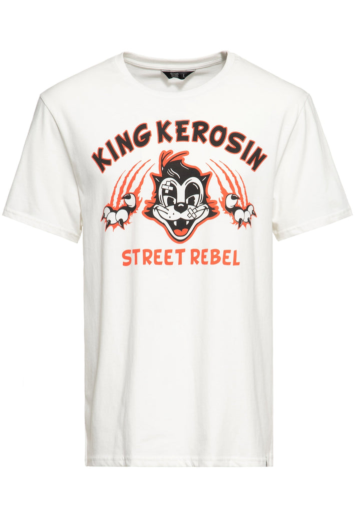 Queen Kerosin Print T-Shirt «Street Rebel»