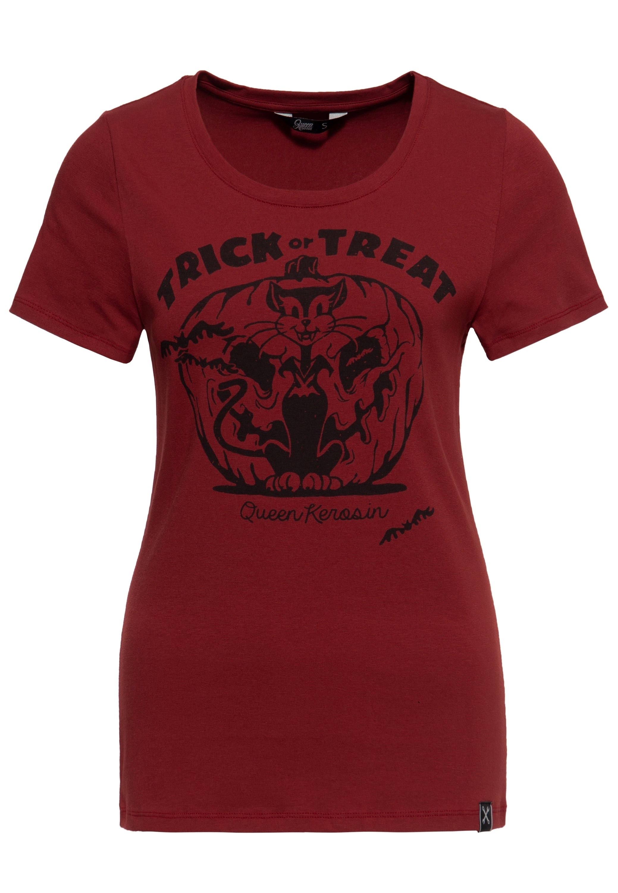 Print T-Shirt «Trick or Treat» T-Shirts von Queen Kerosin