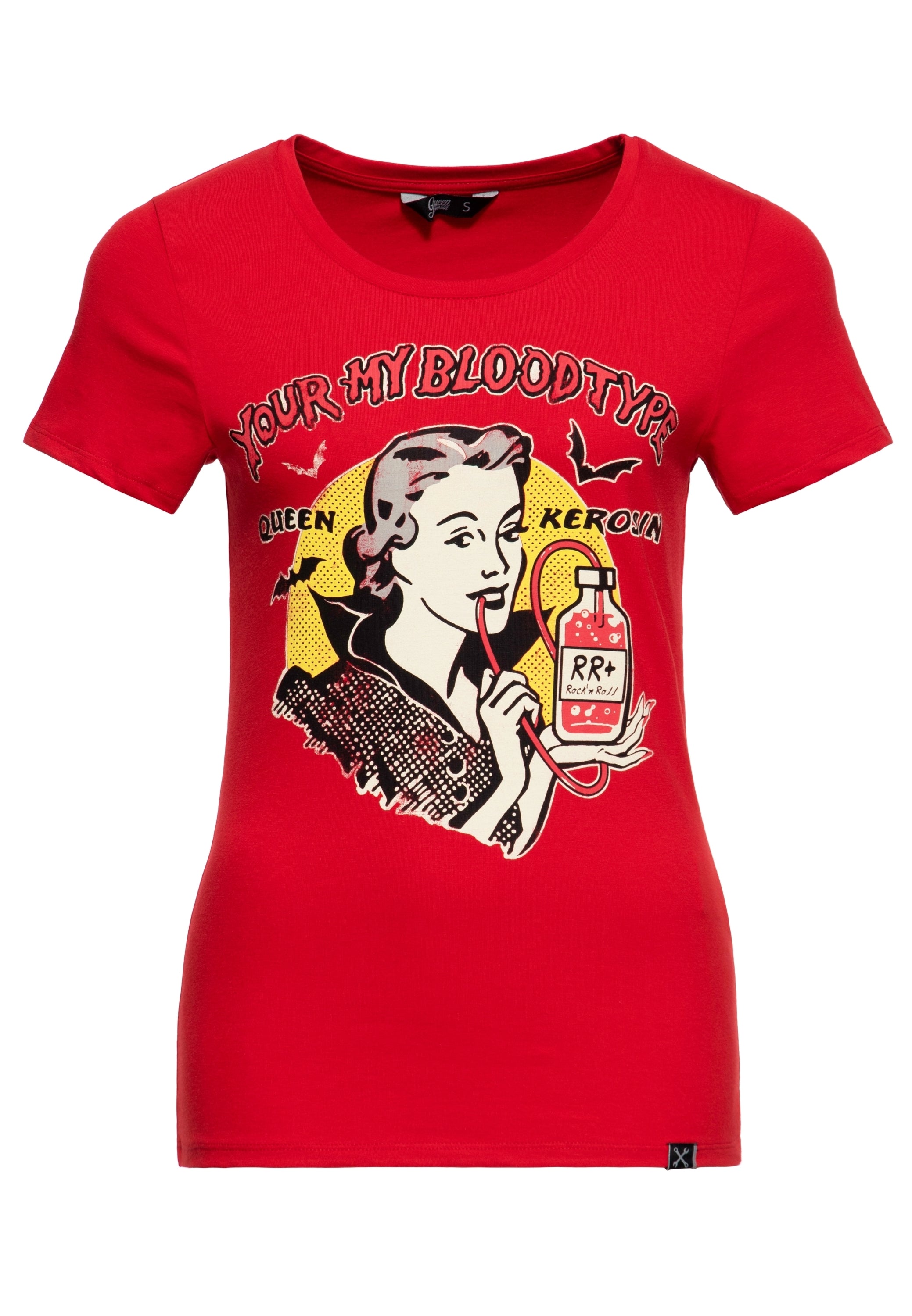 Print T-Shirt «You're my blood type» - KING KEROSIN
