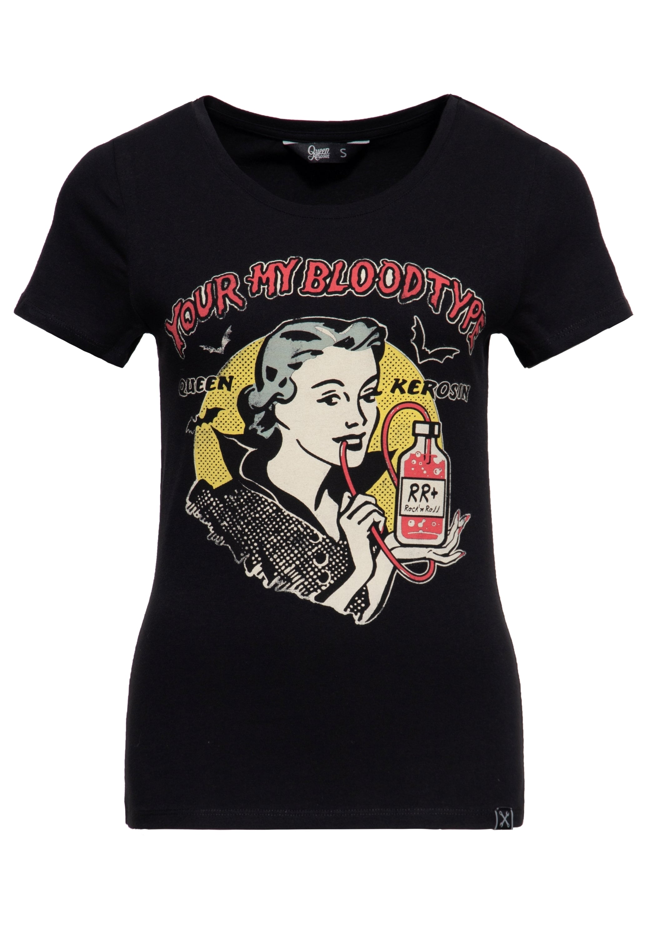 Print T-Shirt «You're my blood type» - KING KEROSIN
