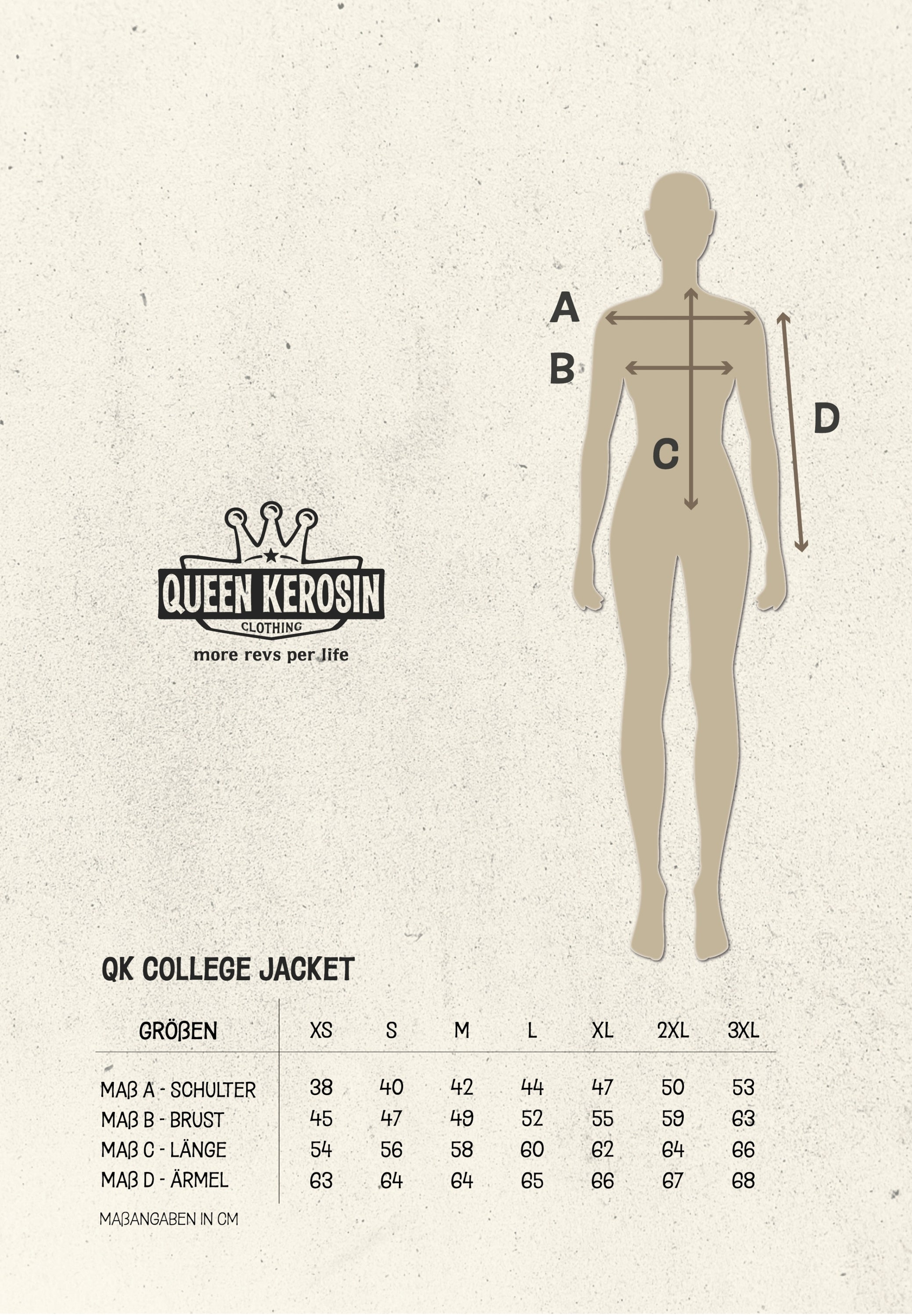 Queen Kerosin - Collegejacke «High School»