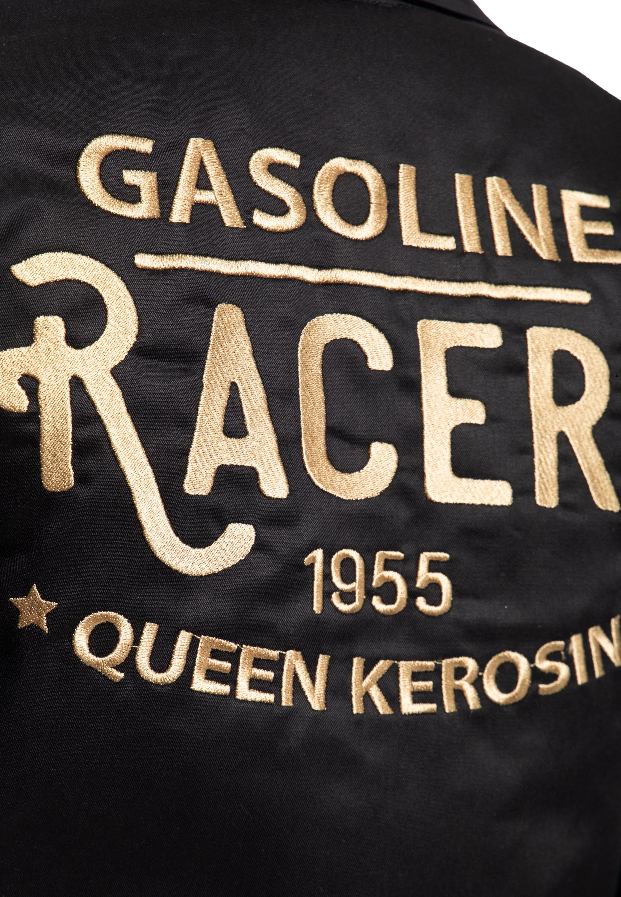 Queen Kerosin - Gabardine Jacke «Gasoline Racer 55»