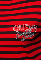 Queen Kerosin - Ringel Longsleeve «Motor Service Queen»