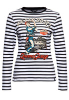 Queen Kerosin - Ringel Longsleeve «We can do it»