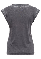 Queen Kerosin - Roll-Up Sleeve T-Shirt «Rebel Queens Motorcycle Gang»