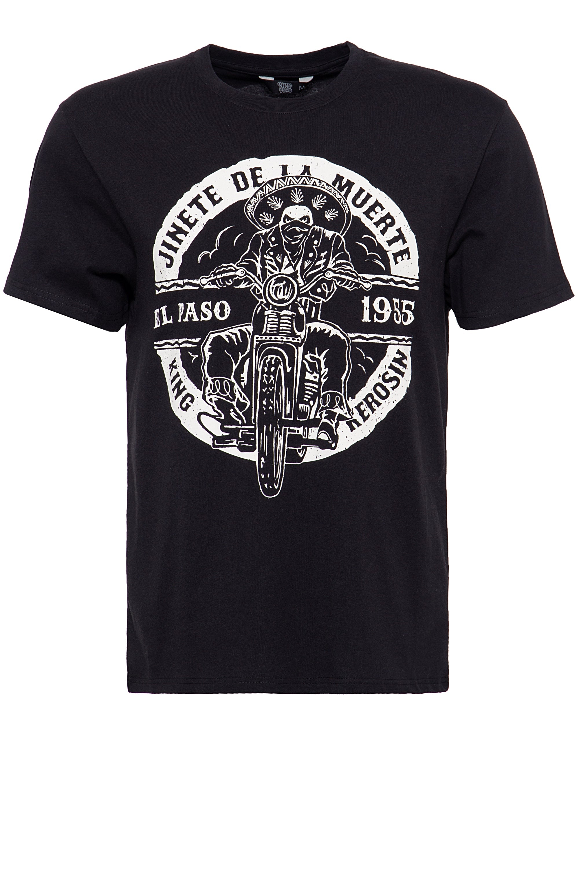 King Kerosin - Shirt mit Biker-Print «El Paso»