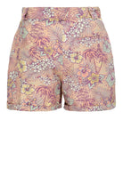 Queen Kerosin - Shorts mit hawaiianischem All-Over-Muster