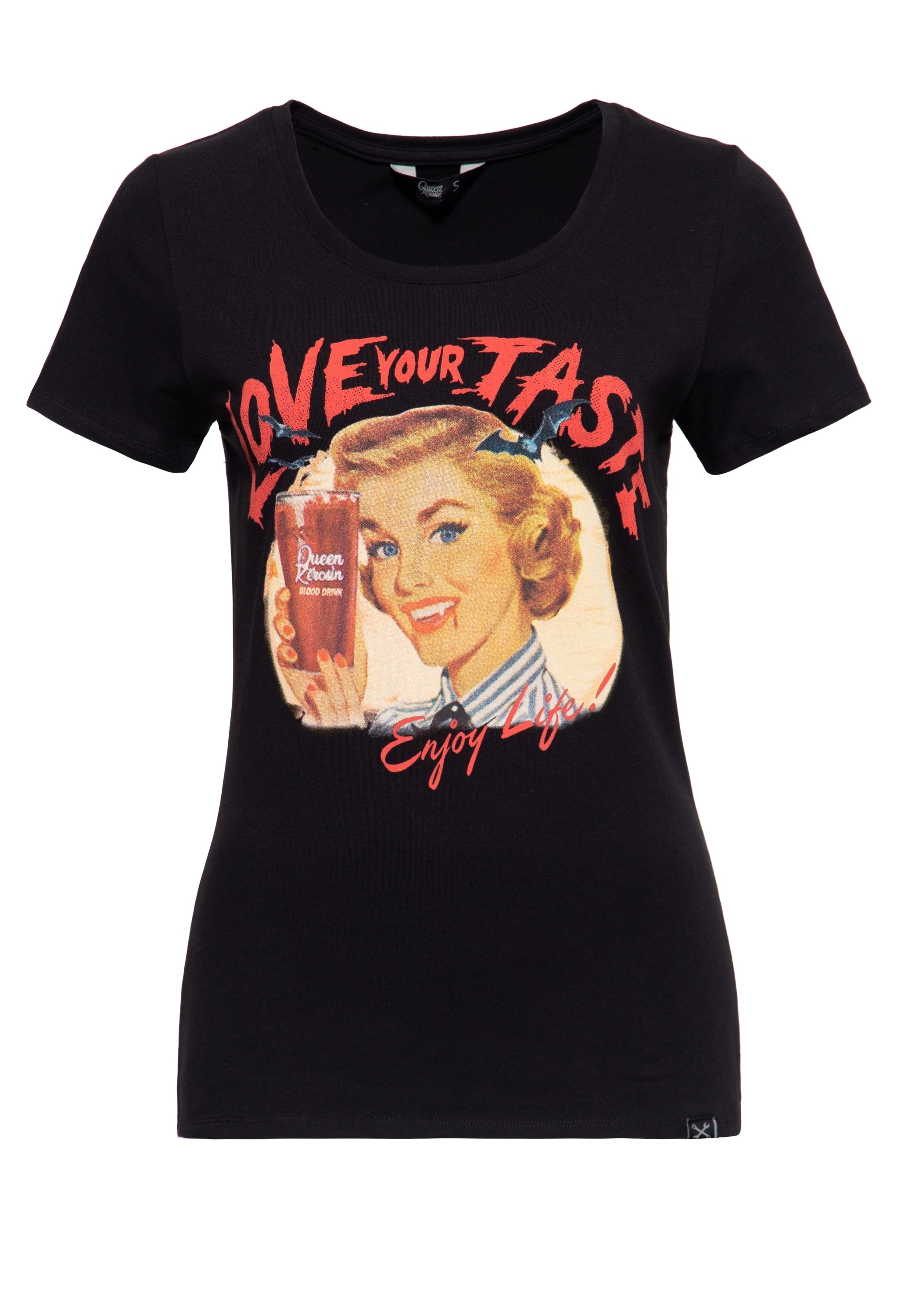 Queen Kerosin - Slim Fit T-Shirt «Blood»