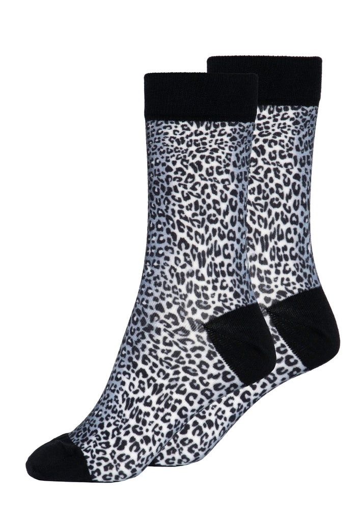Queen Kerosin - Socken «Snow Leopard»