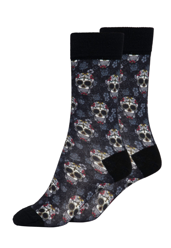 Queen Kerosin Socken «Sugar Skull»