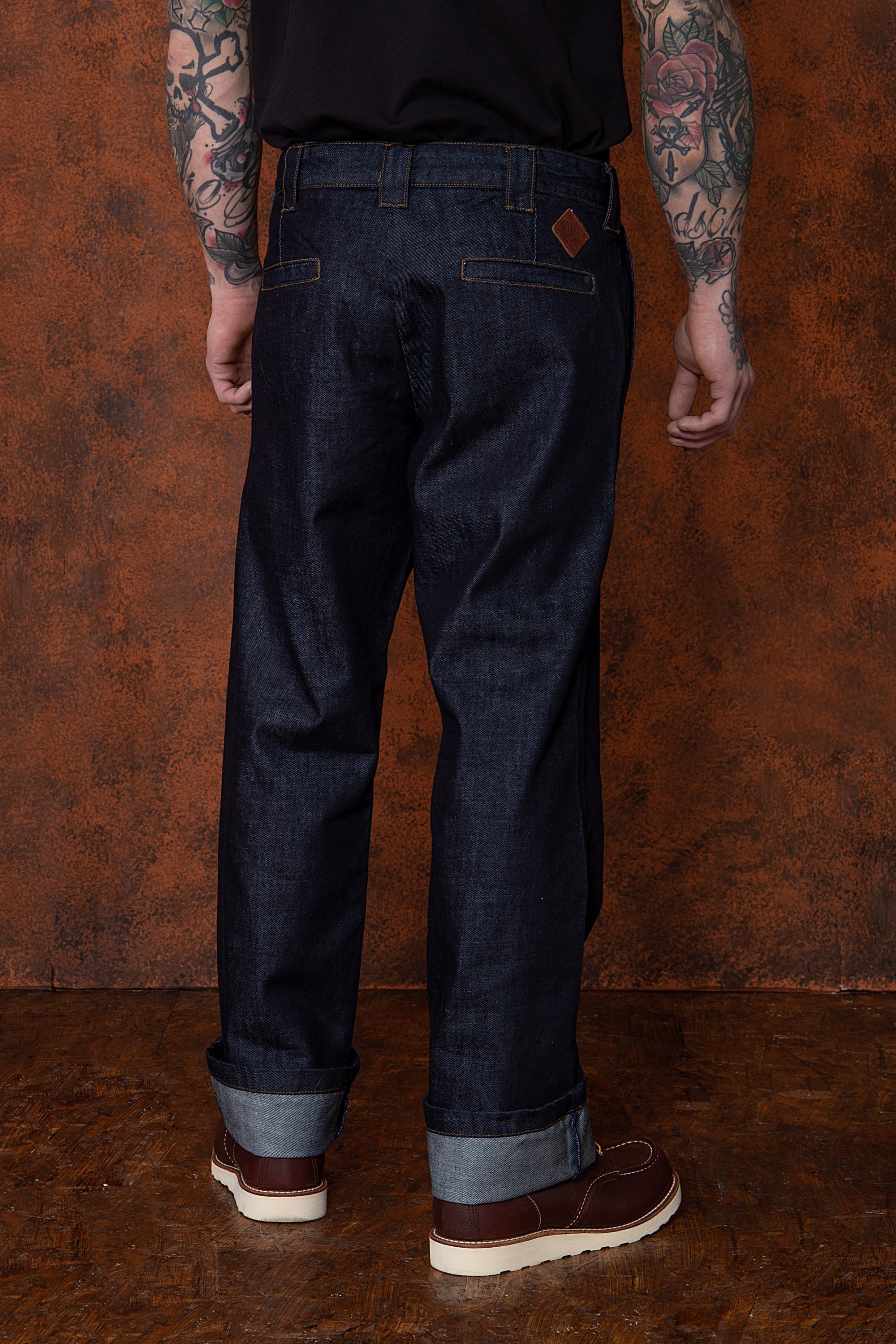 King Kerosin - Straight Fit Jeans im Workwear-Style «Garage Wear»