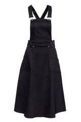 Denim Latzrock im Workwear - Style Röcke von Queen Kerosin