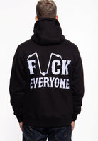 King Kerosin - Sweatjacke mit Kapuze «Fuck Everyone»