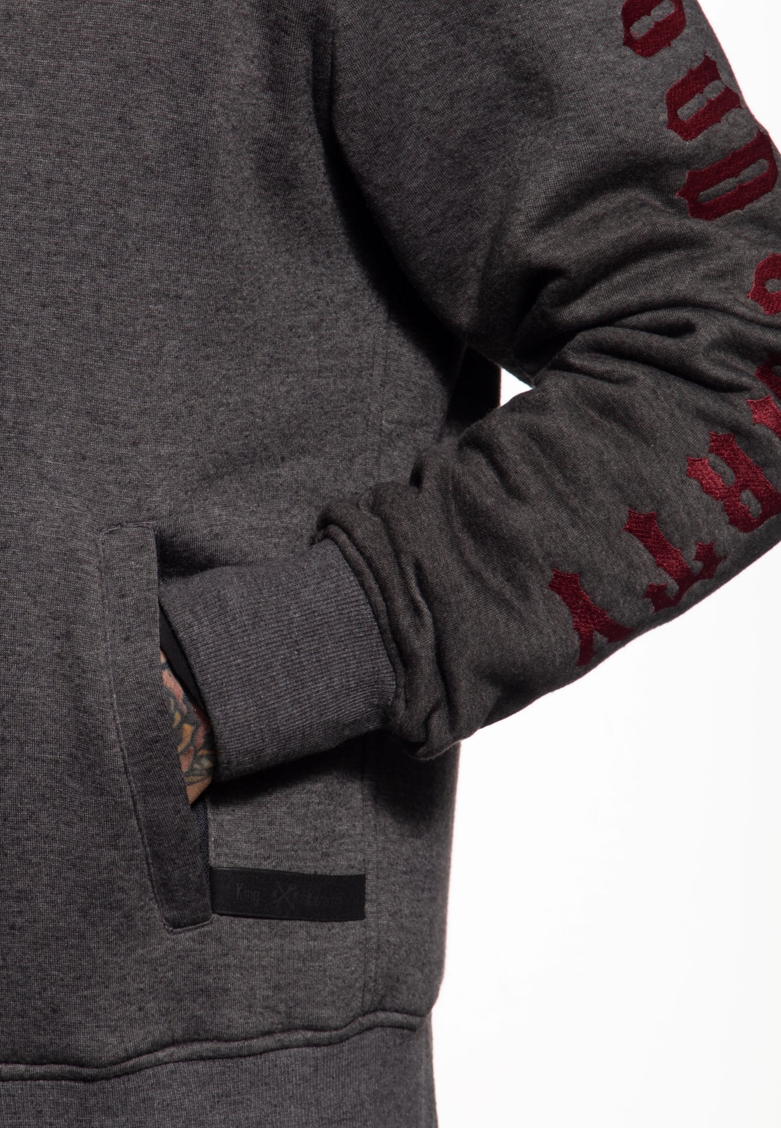 King Kerosin - Sweatjacke mit Kapuze «Loud and Dirty»