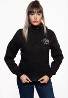Queen Kerosin - Sweatjacke mit Kapuze «Speedway Garage»