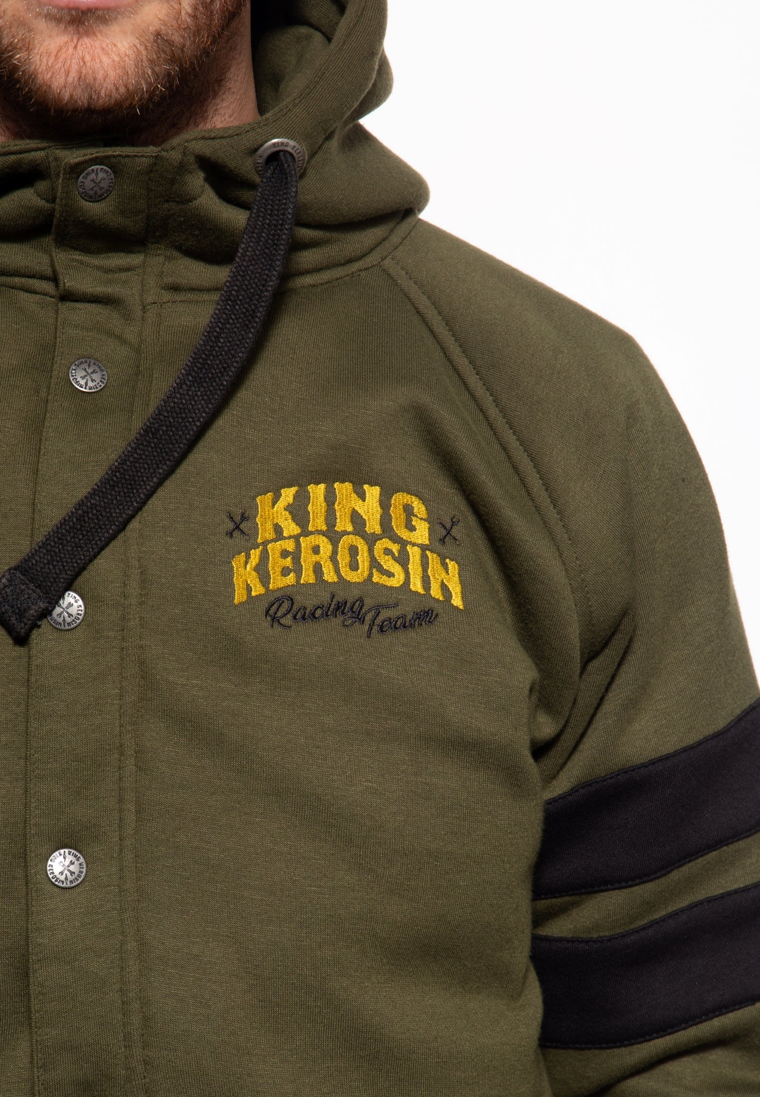King Kerosin - Sweatjacke mit Kapuze «Speedway Kings»