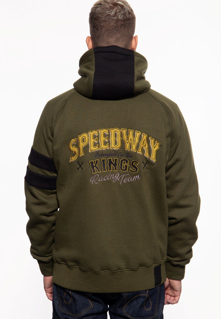 Queen Kerosin Sweatjacke mit Kapuze «Speedway Kings»