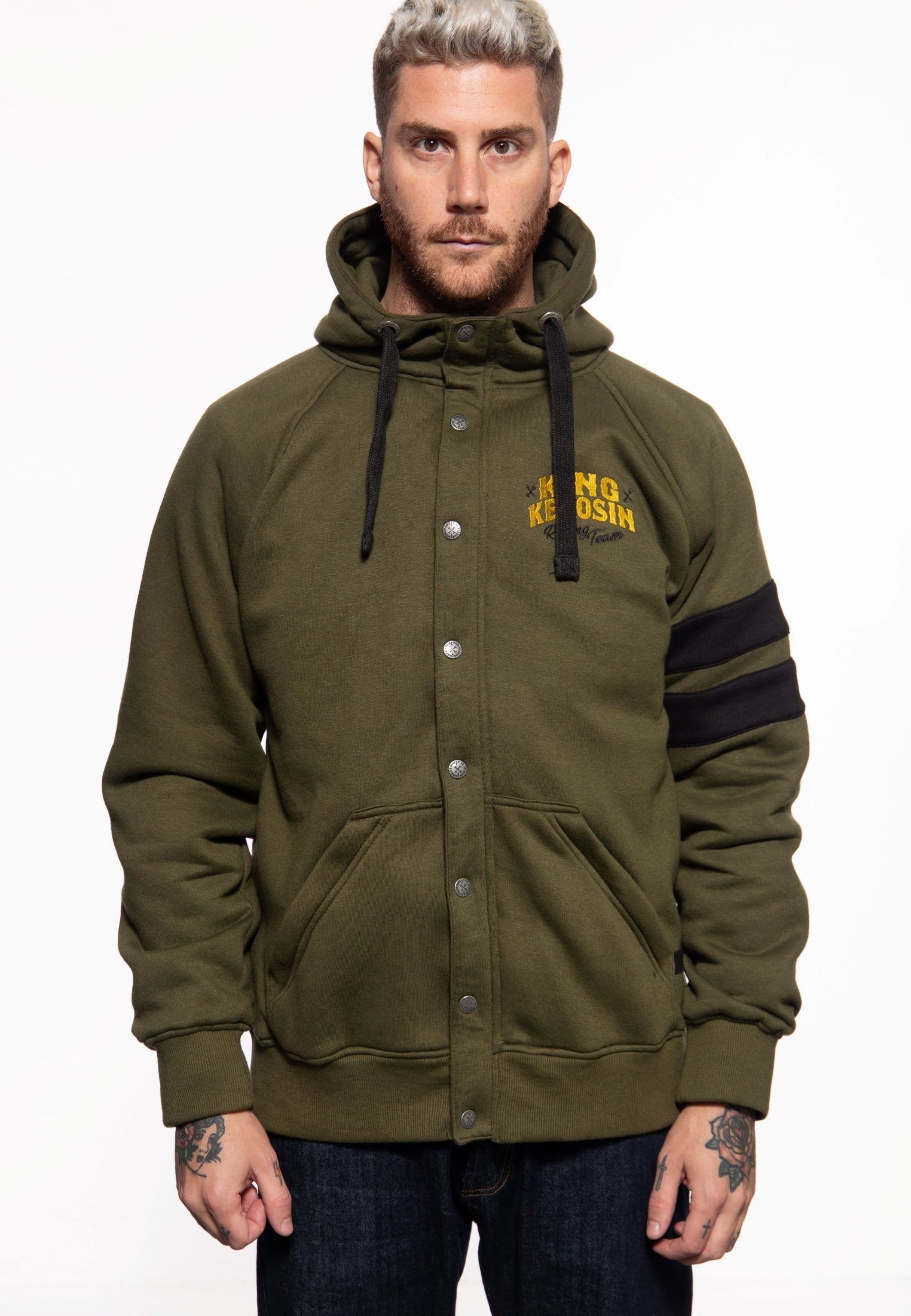 King Kerosin - Sweatjacke mit Kapuze «Speedway Kings»