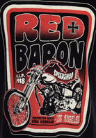 King Kerosin - T-Shirt aus Baumwolle mit Print «Red Baron Speedshop»