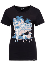 T-Shirt «Chi Chi Beach Poodle» T-Shirts von Queen Kerosin