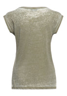 Queen Kerosin - T-Shirt Enzyme Wash «Hit The Road Wheel»