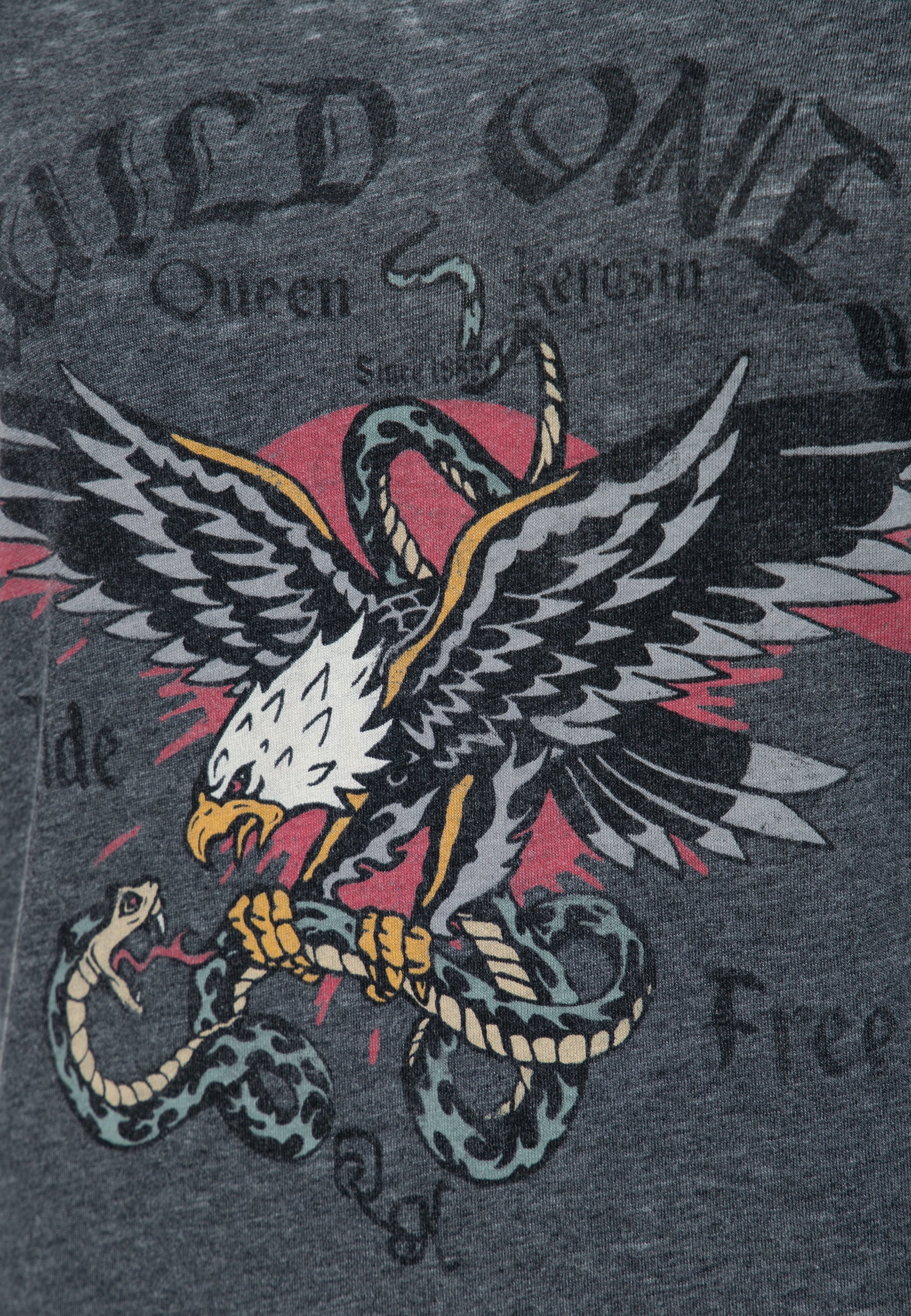 Queen Kerosin - T-Shirt Enzyme Wash «Wild Ones»