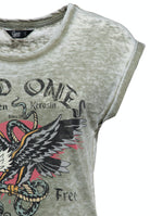 Queen Kerosin - T-Shirt Enzyme Wash «Wild Ones»