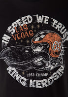 King Kerosin - T-Shirt mit Front Print «In Speed we trust»
