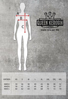 Queen Kerosin - T-Shirt mit Frontprint «Gearhead»
